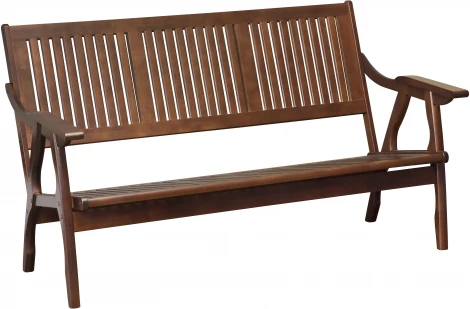 Диван-скамья Массив решетка, каркас орех от фабрики Mebelik