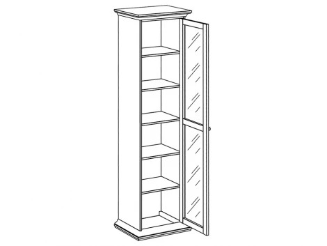 Шкаф однодверный ОГОГО Обстановочка! 331339 (ЛДСП/Дуб сонома)