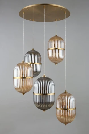 Подвесной светильник Aployt Ludovica APL.860.06.30 (220V, на проводе, круглые)