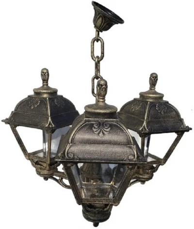 Уличный светильник подвесной Fumagalli Cefa U23.120.S30.BXF1R (220V, на цепи, под старину, IP55)