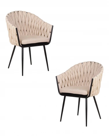 Набор 2 шт стул обеденный DOBRIN MATILDA (бежевая ткань (LAR 275-1))