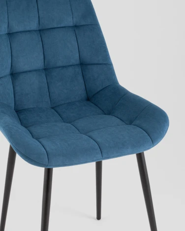 Стул Stool Group Флекс Original велюр синий 4 шт. УТ000042233