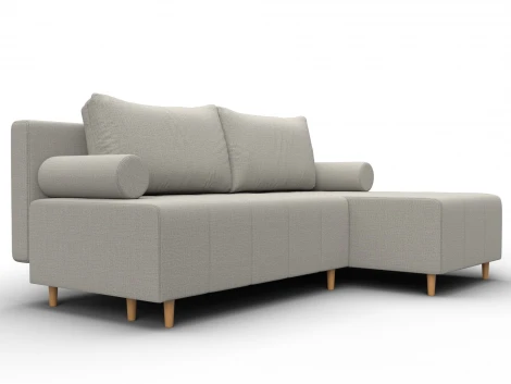 Диван угловой Лига-102 угол универсальный (ДСП,Брус,Фанера,Рогожка/Бежевый) Лига Диванов 134795