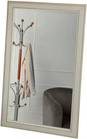 Зеркало Васко В 61Н белый ясень/золото 110 см х 60 см от фабрики Mebelik