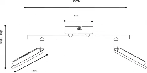 Спот Arte Lamp Fascio A8971AP-2CC
