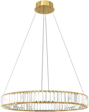 Подвесной светильник Crystal ring 10135/600 Gold Loft It (LED, 220V, на тросе, кольцо)