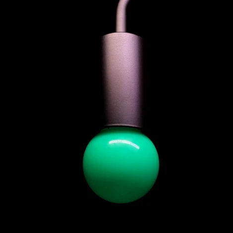 Лампа Ø45 мм для Белт-лайта, Цоколь E27, Зеленая