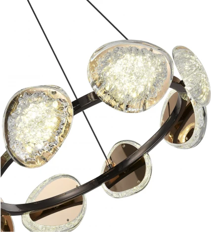 Подвесной светильник ST Luce Enigma SL6018.203.64 Черный/Золотистый LED 1*64W 4000K