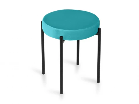 Комплект табуретов Simply 4 шт. ОГОГО Обстановочка! 966293 (Металл,Велюр/Бирюзовый)