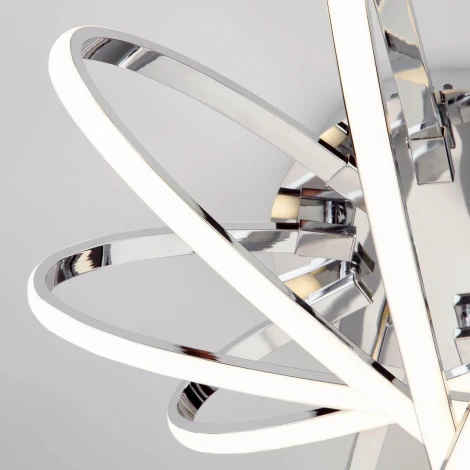 Потолочная люстра Eurosvet Evia 90100/5 хром (LED, 220V)