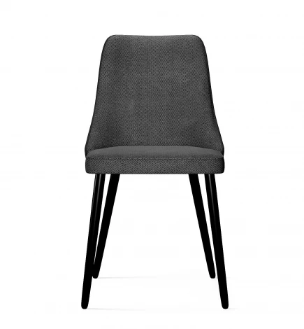 Стул DikLine 286 SB5/A3 серый, ножки черные арт.00-00080553