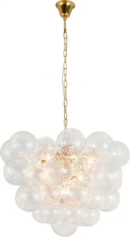 Подвесная люстра Newport 3850 3850/73 C gold (220V, на цепи, шарики)