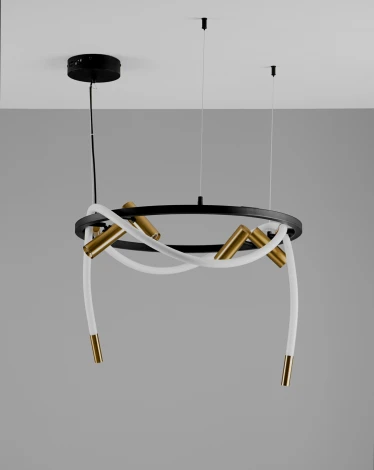 Подвесной светильник светодиодный с гибким неоном Moderli True V10690-PL (220V, на тросе)