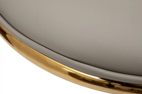 Стул экокожа бежевый/золото 48*56*86см Garda Decor арт.76AR-24005