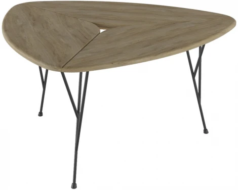 Стол журнальный Трэвис дуб сонома/черный от фабрики Mebelik