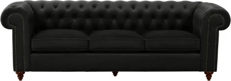 Диван Chester Classic ОГОГО (арт.344519), (Ткань/Черный)