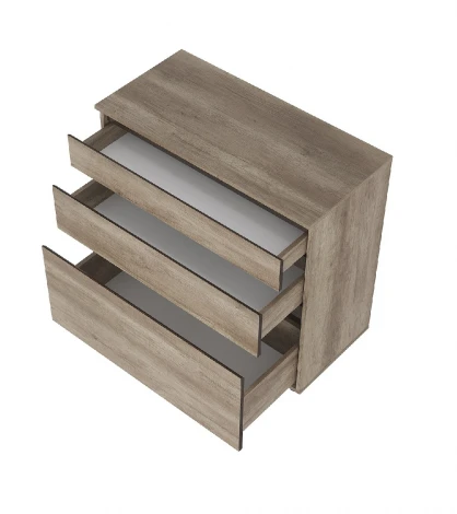 Комод БТС КМ-01 Энигма, дуб каньон/венге