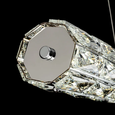 Подвесной светильник светодиодный хрустальный Modelux ML.340.1000 CR