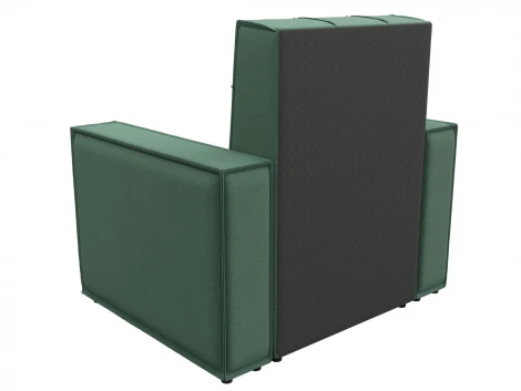 Кресло Лига-067 (ДВП,Дерево/Пластик/Рогожка/Зеленый) Лига Диванов 132289