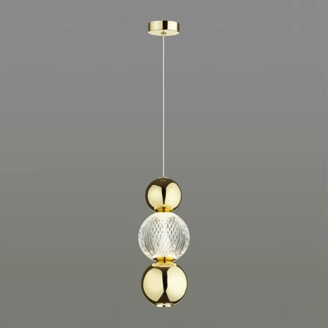 Подвесной светильник Crystal 5008/7LA (LED, 220V, на проводе, шарики)