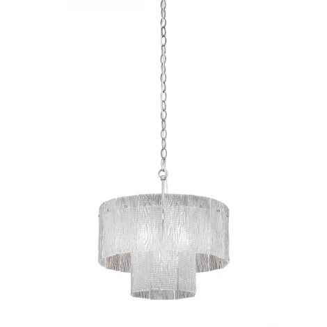 Подвесная люстра каскадная Vitaluce V5321-9/8+1 (220V, хрусталь, на цепи)