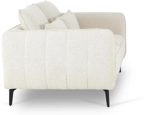 Диван Amsterdam двухместный ОГОГО (арт.863282), (Ткань/Белый)