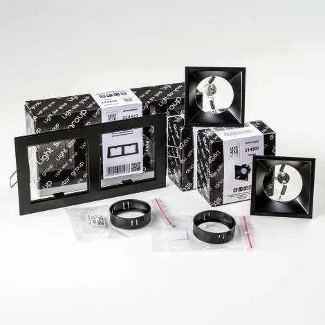 Встраиваемый светильник под LED модуль/ламп МR16 Lightstar Domino D5270707BMOD (220V)