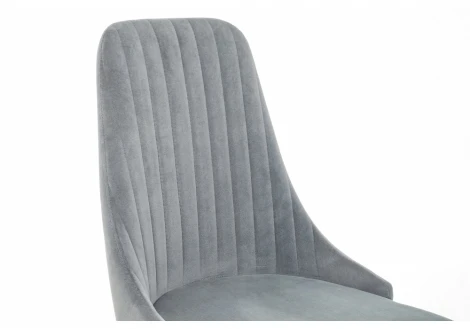 Стул Woodville на металлокаркасе Kora gray / black 15097