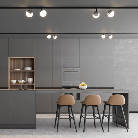 Трековый светильник Elektrostandard Glob GX53 Хром (MRL 1015) однофазный (220V)