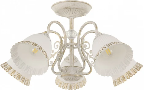 Потолочная люстра на штанге Arte Milano AM340800 340800/5 WT+G (220V)