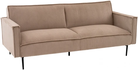 Диван прямой Stool Group Кассель велюр рельефный бежевый арт.УТ000040049