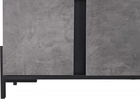 Ивару НЕКСТ - 1 тумба ТВ Камень темный, Черный