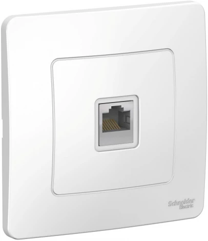 Розетка встраиваемая Ethernet RJ-45 (белый) Systeme Electric Blanca BLNIS045001