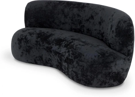 Диван Patti 1900 ОГОГО (арт.827942), (Ткань/Черный)