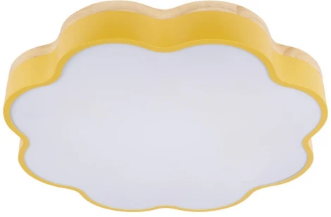 Потолочный светильник светодиодный для детской Loft It Axel 10225/36 Yellow (220V, тучи)