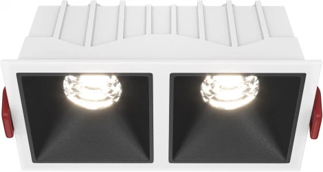 Встраиваемый светильник Alfa LED 4000K 2x10Вт 36° Maytoni Technical DL043-02-10W4K-SQ-WB (220V)