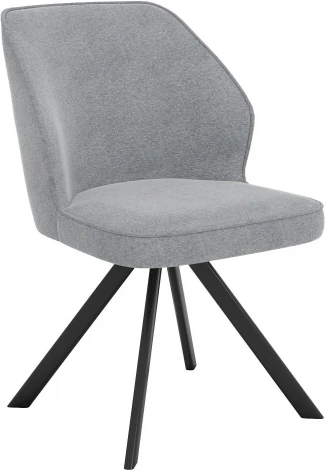 Стул DikLine 233 поворотный NS10 GREY, ножки черные арт.00-00074667