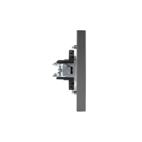 Заглушка декоративная с суппортом графит Kranz Strong KR-78-0735-6