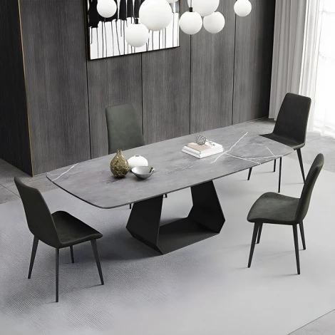 Стол обеденный Echo Haven Hesby (Металл/Серый) арт.HSBI_HTD0060_grey