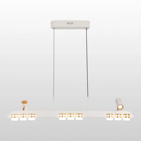 Подвесной светильник со спотами Lussole Gilbert LSP-7175 (LED, 220V, на тросе)