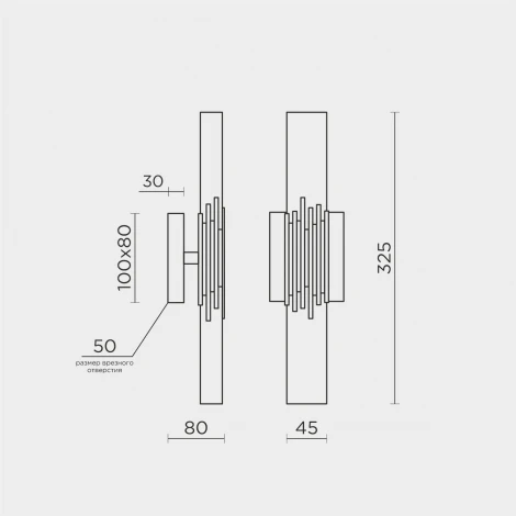 Бра светодиодное Modelux ML.88987.01 GD