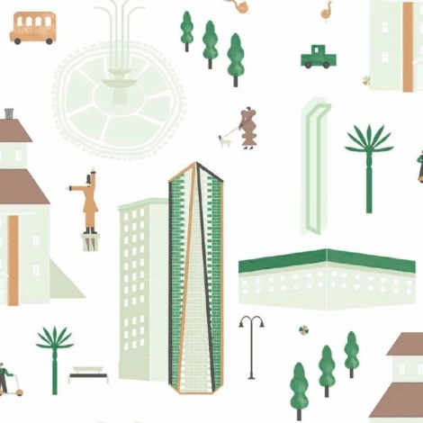 Обои виниловые Limonta PLAY 97109 10,05 x 0,53 м