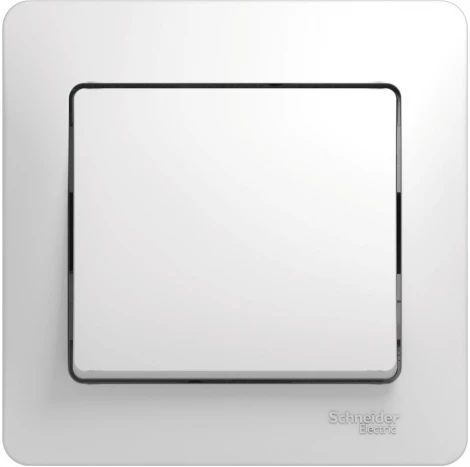 Выключатель встраиваемый одноклавишный (белый) Systeme Electric GSL000112