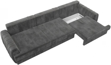 Диван прямой Лига-057 НПБ Лонг Лига Диванов (Велюр) арт.129248