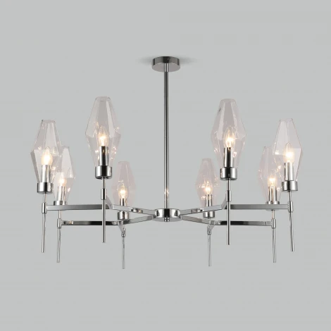 Потолочная люстра на штанге Eurosvet Prism 60143/8 хром (220V)