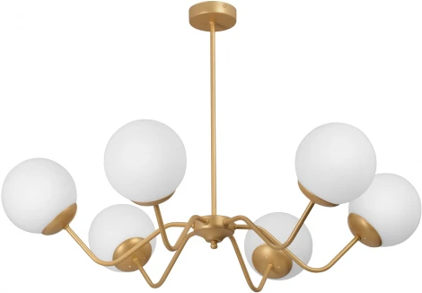 Потолочная люстра на штанге V4274-8/6PL Vitaluce