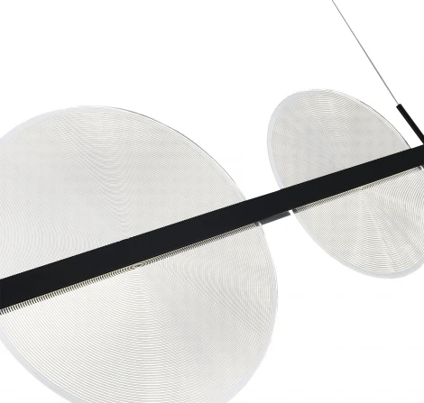 Подвесной светильник ST Luce Splendid SL6233.403.24 Черный/Прозрачный LED 1*24W 4000K
