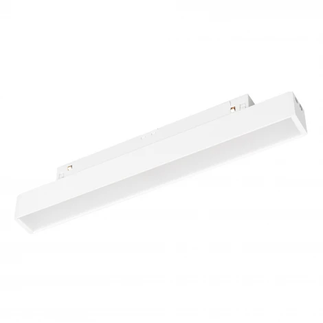 Трековый светильник магнитный светодиодный MAG-ORIENT-FLAT-L235-8W Warm3000 (WH, 80 deg, 48V) (Arlight, IP20 Металл) 035834