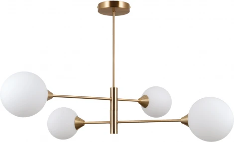Потолочная люстра на штанге Moderli Molecule V10837-4P (220V, шар)