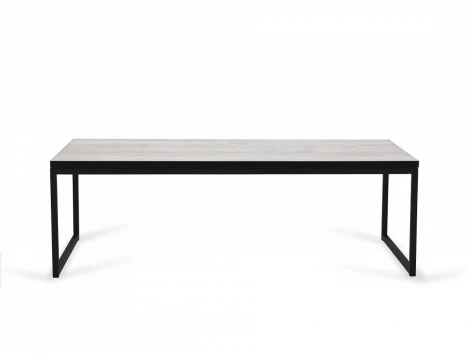 Стол журнальный Plank ОГОГО 803489 (черный, бежевый, серый)